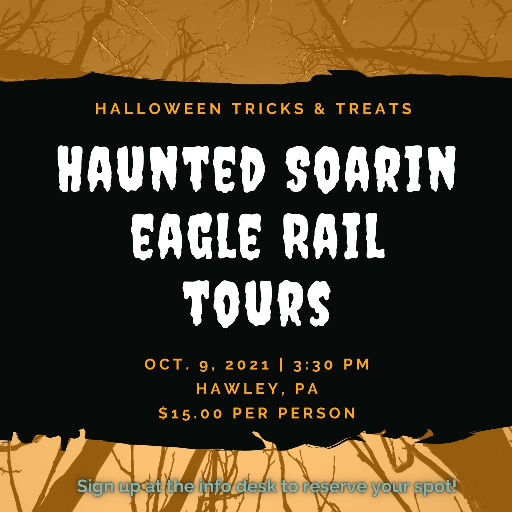 graphic for haunted train ride on oct. 9