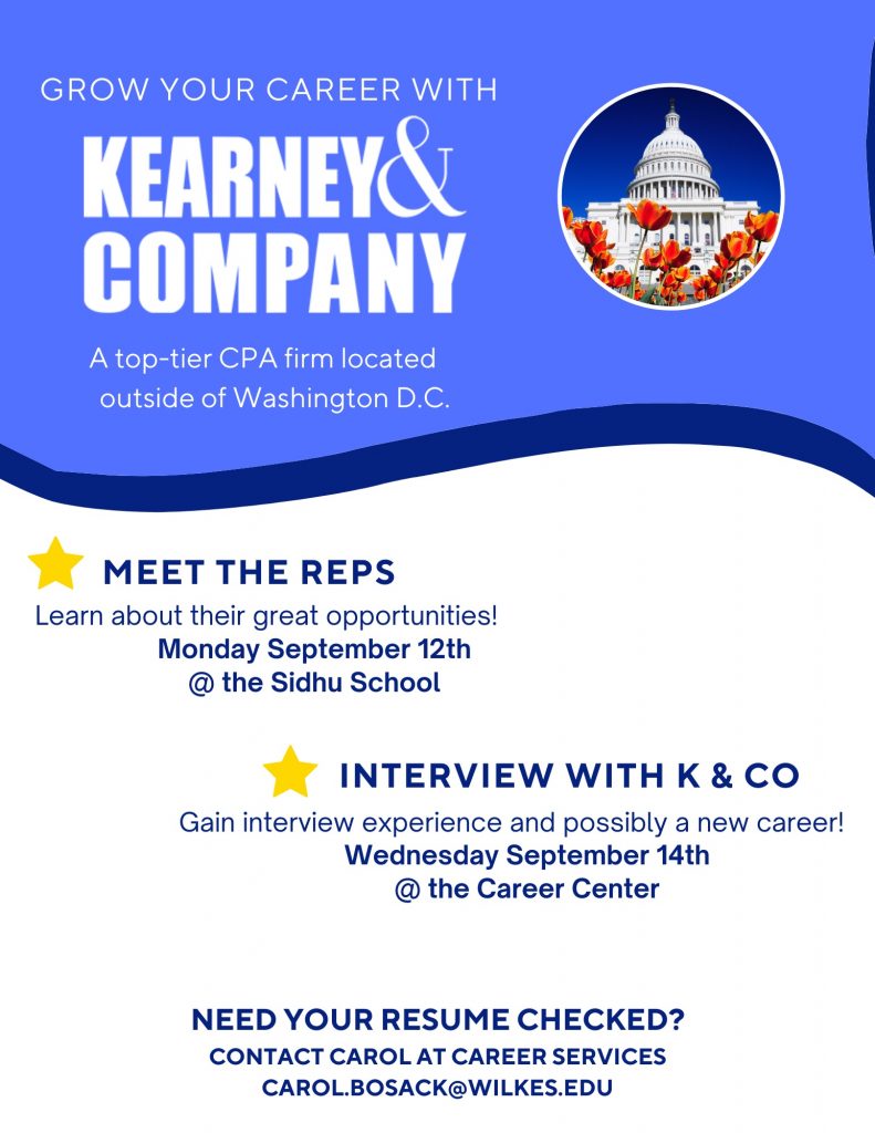 kearney and company flyer with the info above and a picture of the capitol building