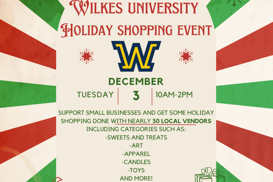 TOMORROW Holiday Shopping Event TodayWilkes